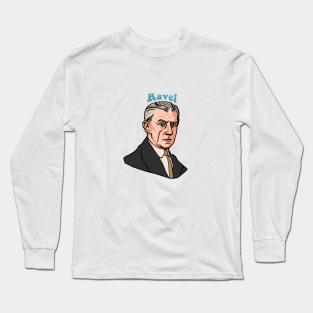 Maurice Ravel Illustration Long Sleeve T-Shirt